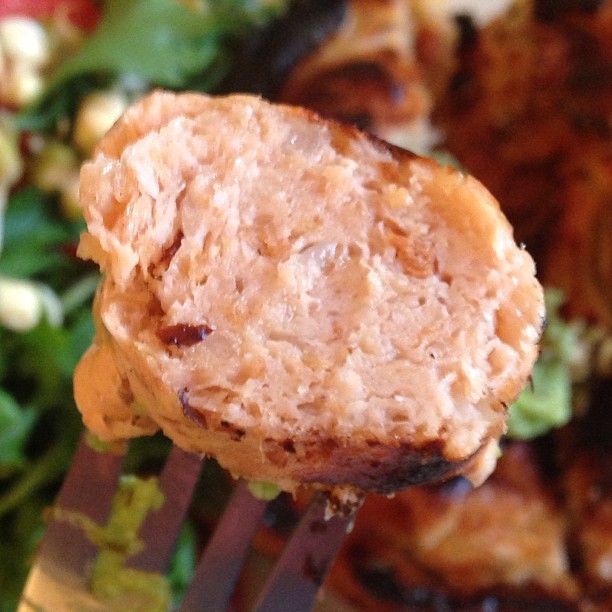 A piece of Mycoprotein, sometimes better known as Quorn