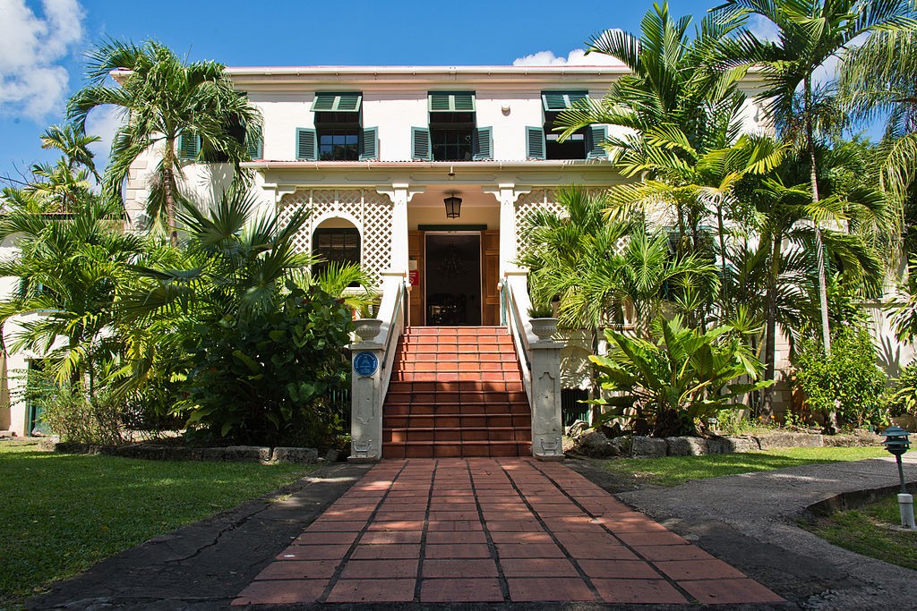 Front of Sunbury Plantation House, St Philip, Barbados