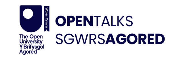 OpenTalks logo / logo Sgwrs Agored.