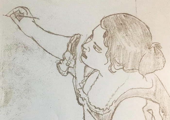 ‘Self-Portrait as the Allegory of Painting’, Deborah Burgess