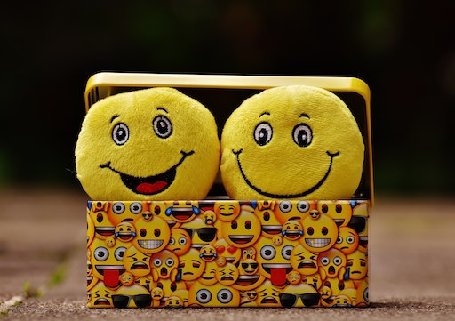 Photograph of emojis