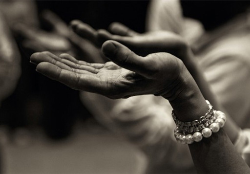 A close-up of someone’s hands.