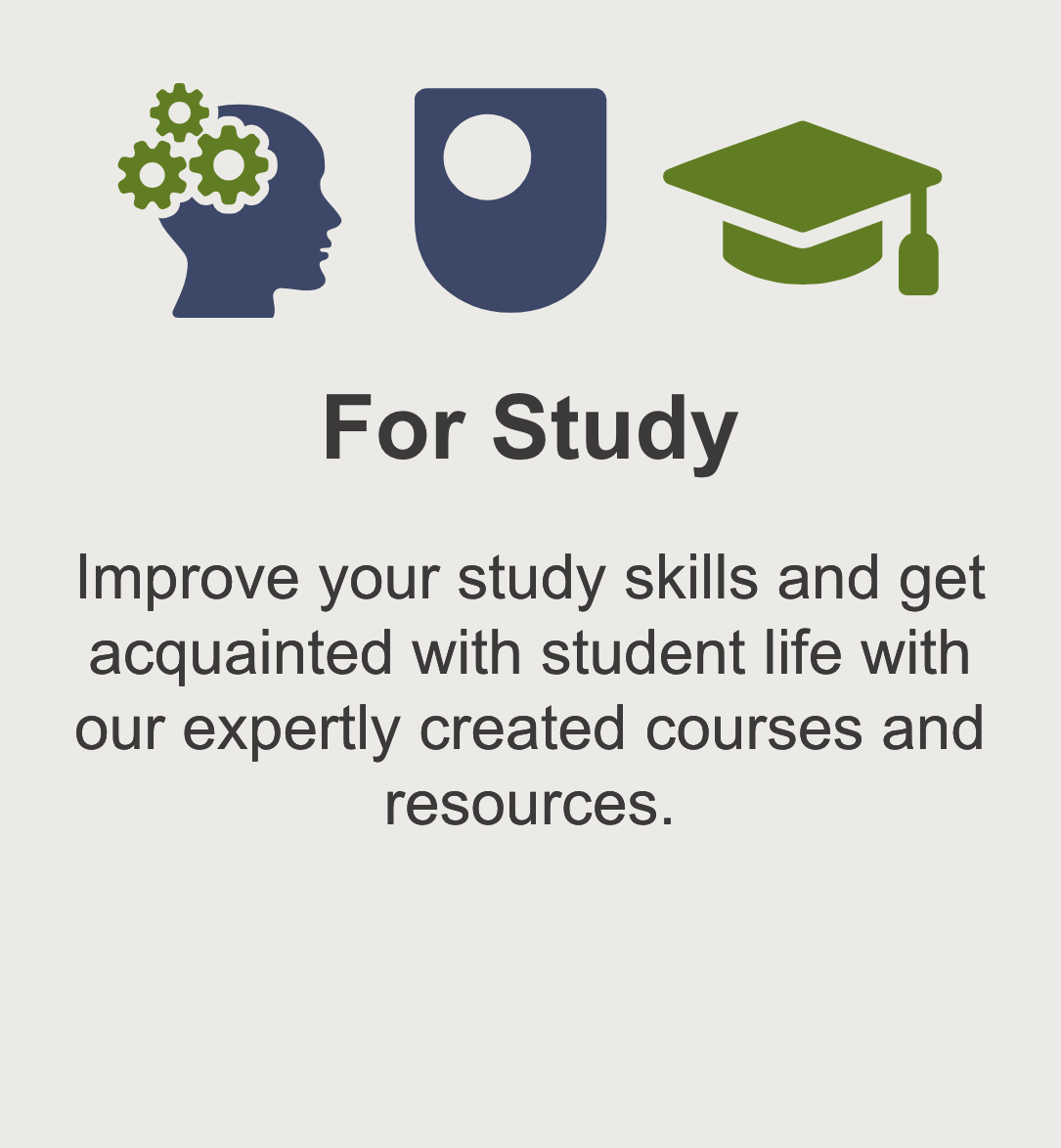 An infographic highlighting the benefits of OpenLearn for studying.