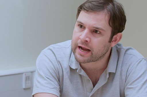 A photograph of Mick Brough.