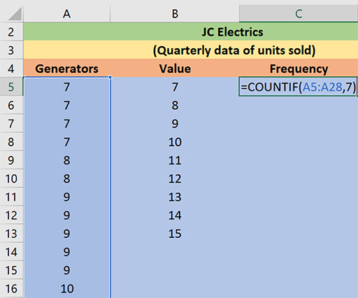 JC Electrics Excel sheet