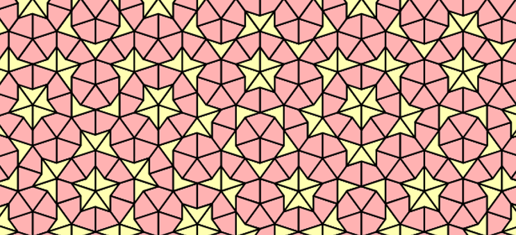 P2 tiling: kites and darts.