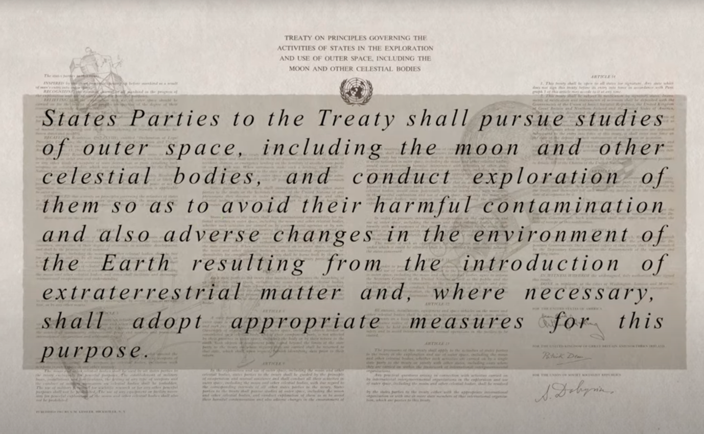 The wording of Article 9 of the Outer Space Treaty