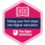 'Taking your first steps into higher education' digital badge