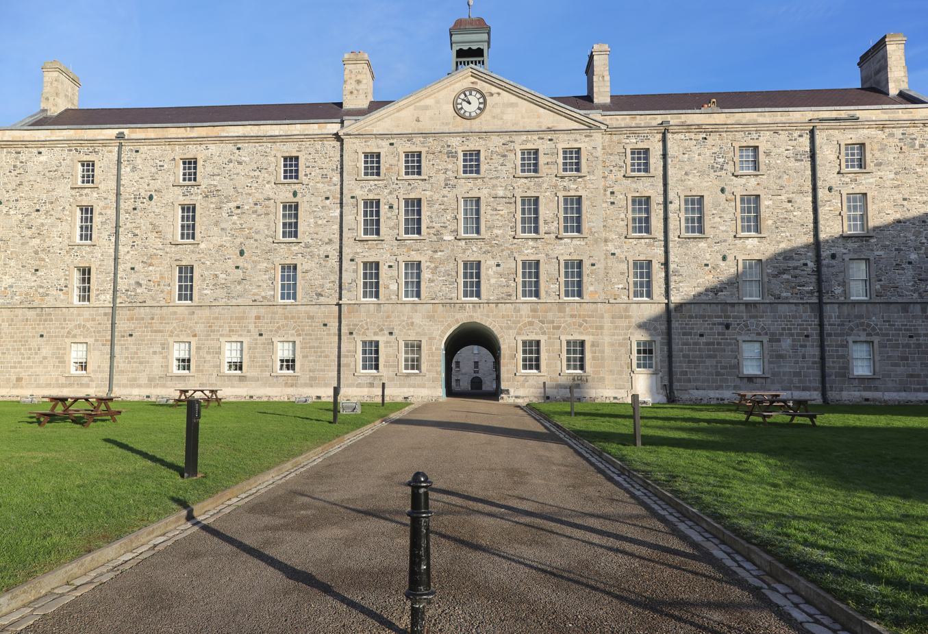 The Royal Barracks, now Collins Barracks, in Dublin was one of the first purpose-built army barracks constructed in Europe.