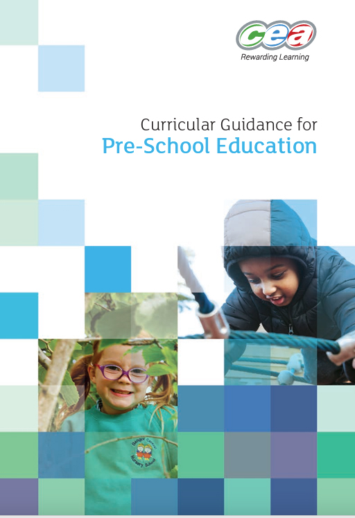 The cover of ‘Curricular Guidance for Pre-School Education’