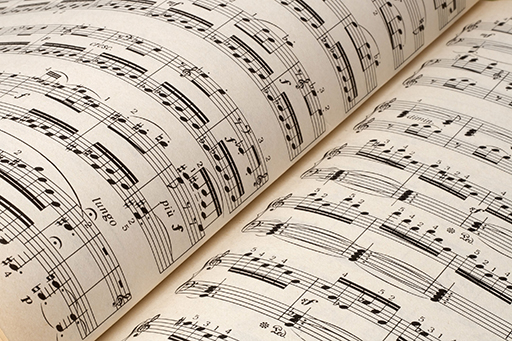 Sheet music.