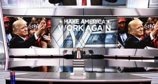 Why do American parties hold conventions?