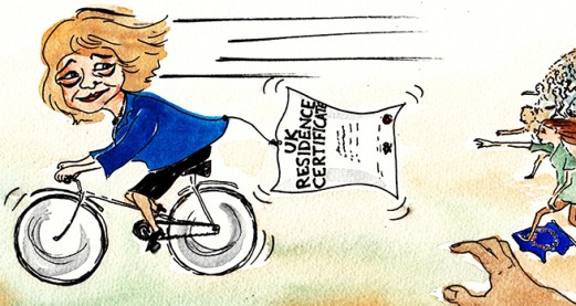 Why EU nationals in Britain are hurrying to get one piece of paper