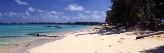 Sea level rise in Tuvalu, South Pacific