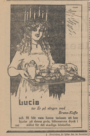 Advertisement for Brana Malt Coffee, 13 December 1914