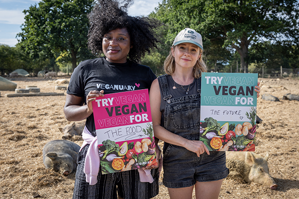 British actresses, Susan Wokoma and Rebecca Callard