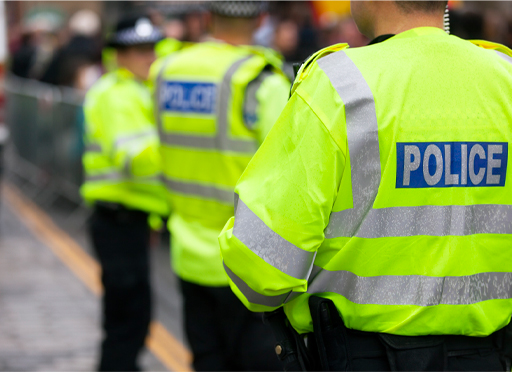 Photograph of police