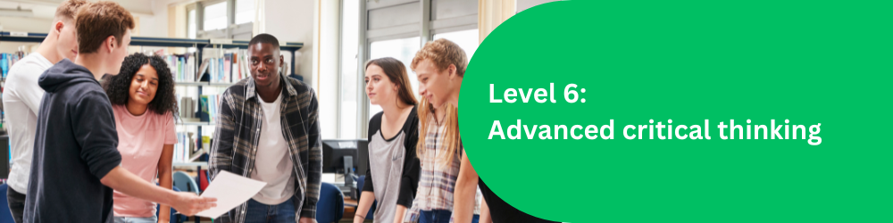 Level 6: Advanced critical thinking
