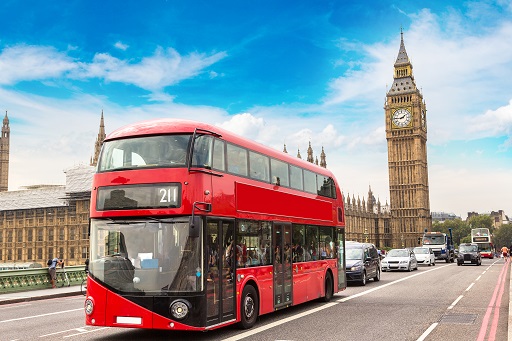 Llun o fws coch Llundain