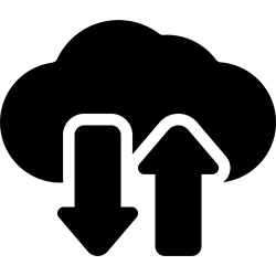 Data transference on internet cloud