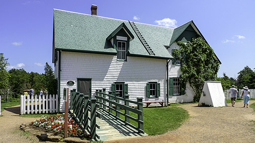 Photograph of the Anne of Green Gables Museum in Prince Edward Island.