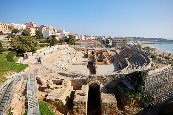 A picture of Tarragona’s Roman amphitheatre.