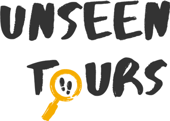 Unseen Tours logo.