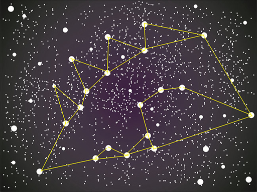 A made-up constellation.
