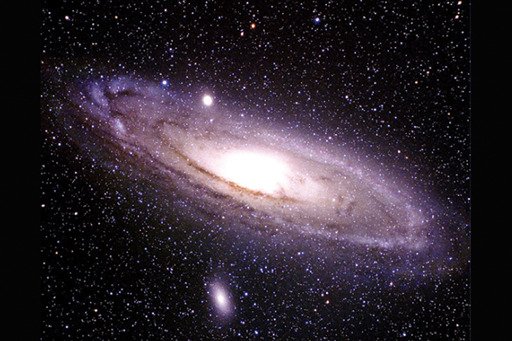 An image of the Andromeda galaxy.