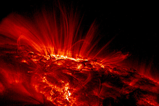 An image of the Sun from the TRACE spacecraft.