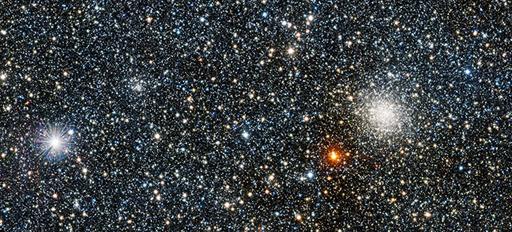 An image of globular star clusters.