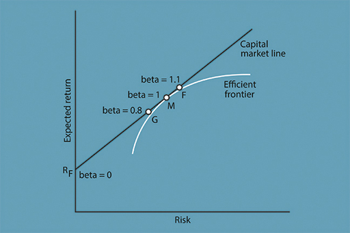 This is the same risk–return graph seen previously.