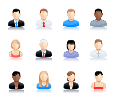 A collection of generic images of people to indicate the variety of beneficiaries within an organisation