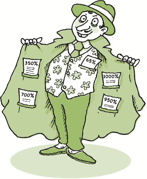 A suspicious looking character