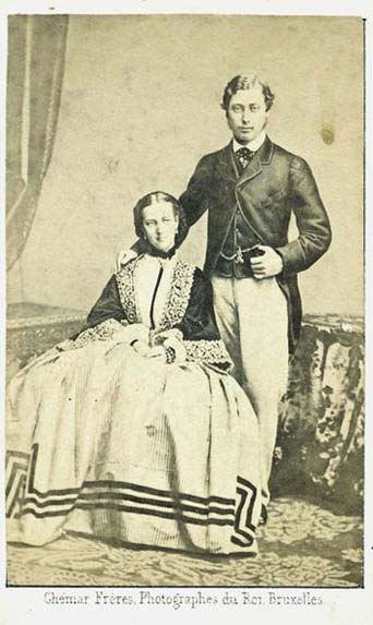 Figure 25 A photograph of Edward, Prince of Wales and Alexandra, Princess of Denmark, on their engagement