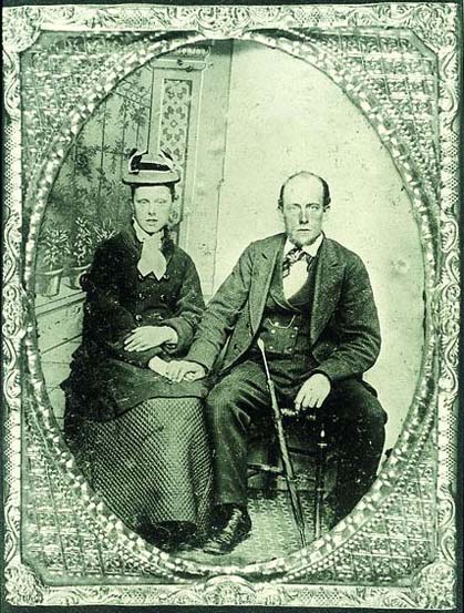 A photograph of Mary Hannah Blackwell and James Sharples