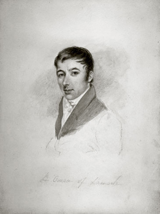 Mary Ann Knight, Robert Owen, c.1799, colour pastel drawing, Scottish National Portrait Gallery, Edinburgh. This first-known likeness catches Owen's vitality around the time he arrived at New Lanark
