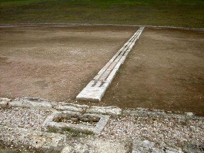 Figure 12 Detail of the stadion at Olympia