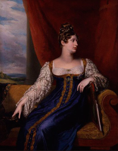 The Princess Charlotte Augusta of Wales, by George Dawe, 1817, oil on canvas