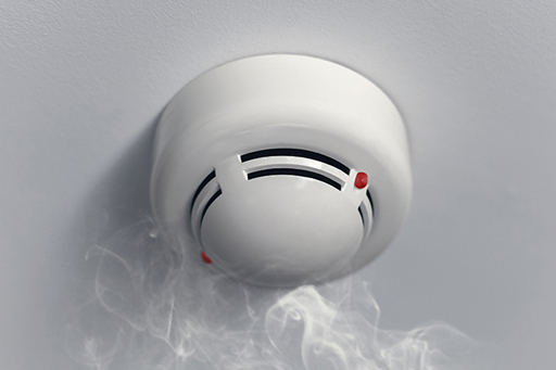 This is an image of a smoke detector.