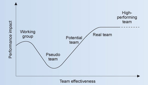 The team performance curve
