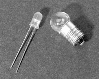 Image of a conventional light bulb