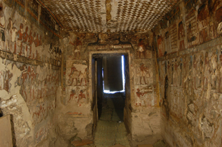 Long hall of Theban Tomb-chapel 147
