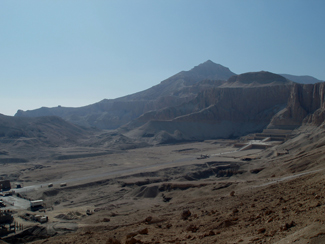 A view of Deir el-Bahri