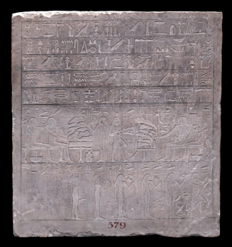 The unfinished stela of the sculptor Userwer, Twelfth Dynasty