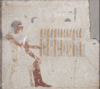 Painted relief from the tomb of an Old Kingdom official, Khnumhotep, c. 2400 BC