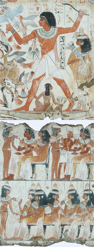 Details of the Nebamun wall paintings
