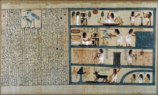 Book of the Dead of Nakht, sheet 13, Eighteenth Dynasty