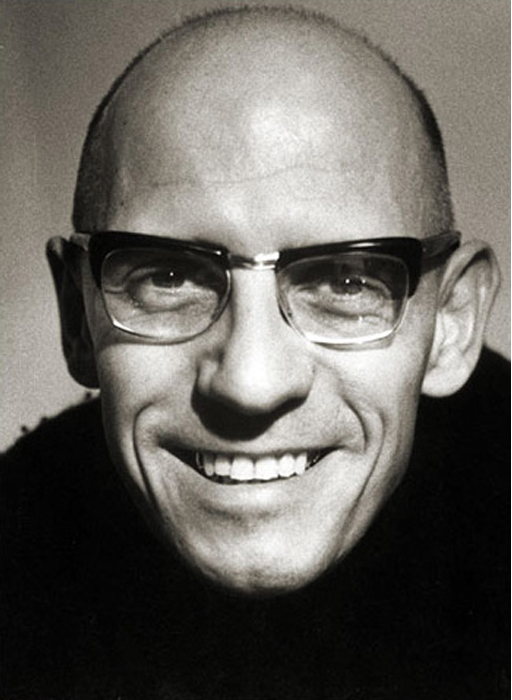 This is a photograph of Michel Foucault