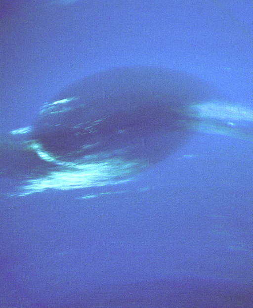 An image of Neptune’s Great Dark Spot.
